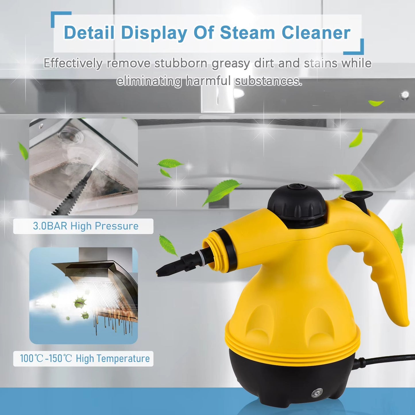 High Pressure Steam Cleaner Chemical Free Multifunctional