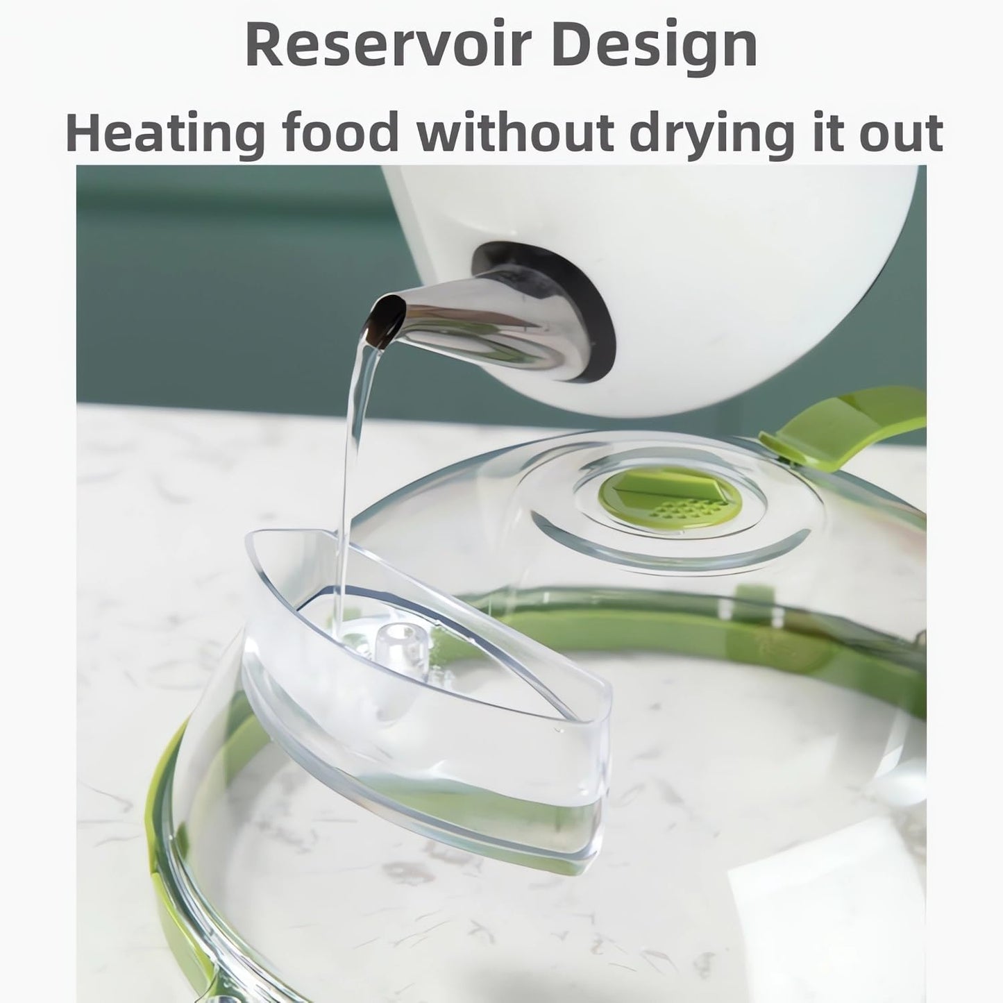 2 in 1 Microwave Steamer & Cover