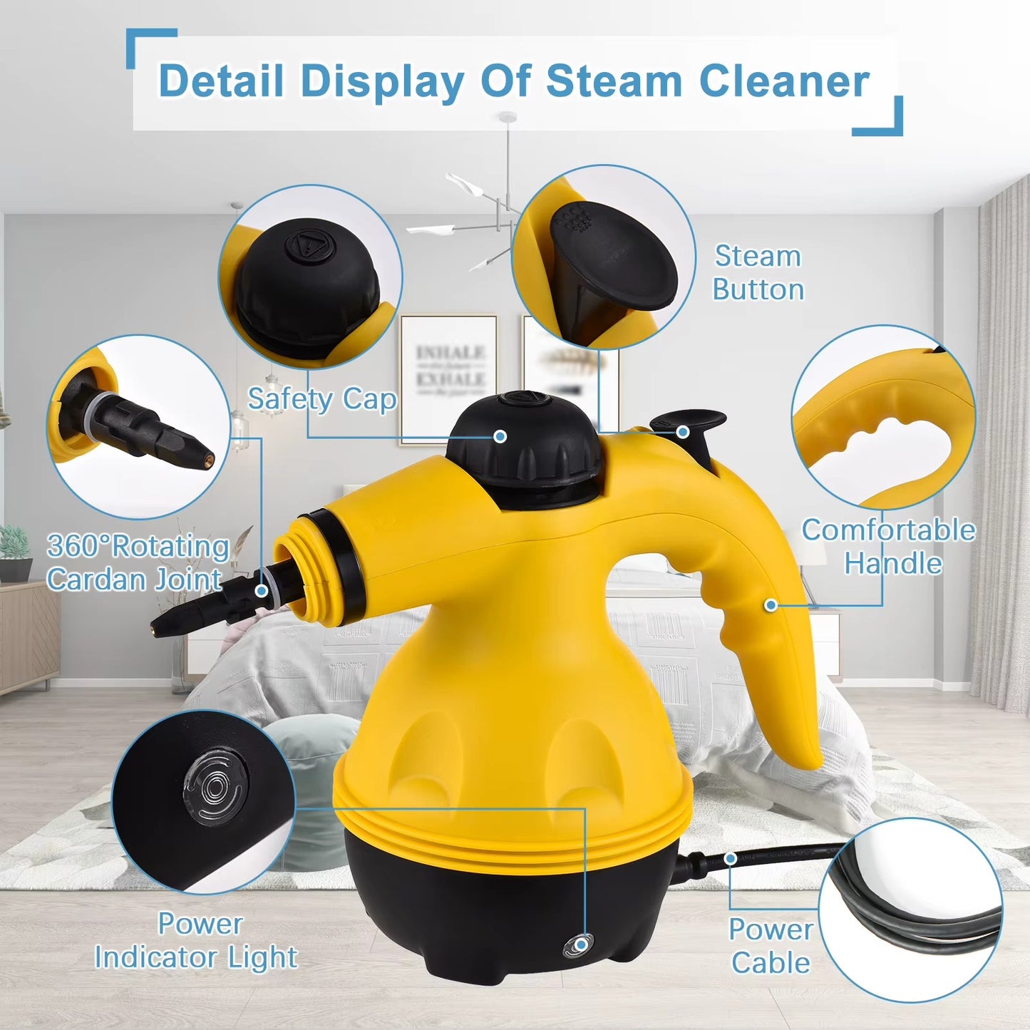 High Pressure Steam Cleaner Chemical Free Multifunctional